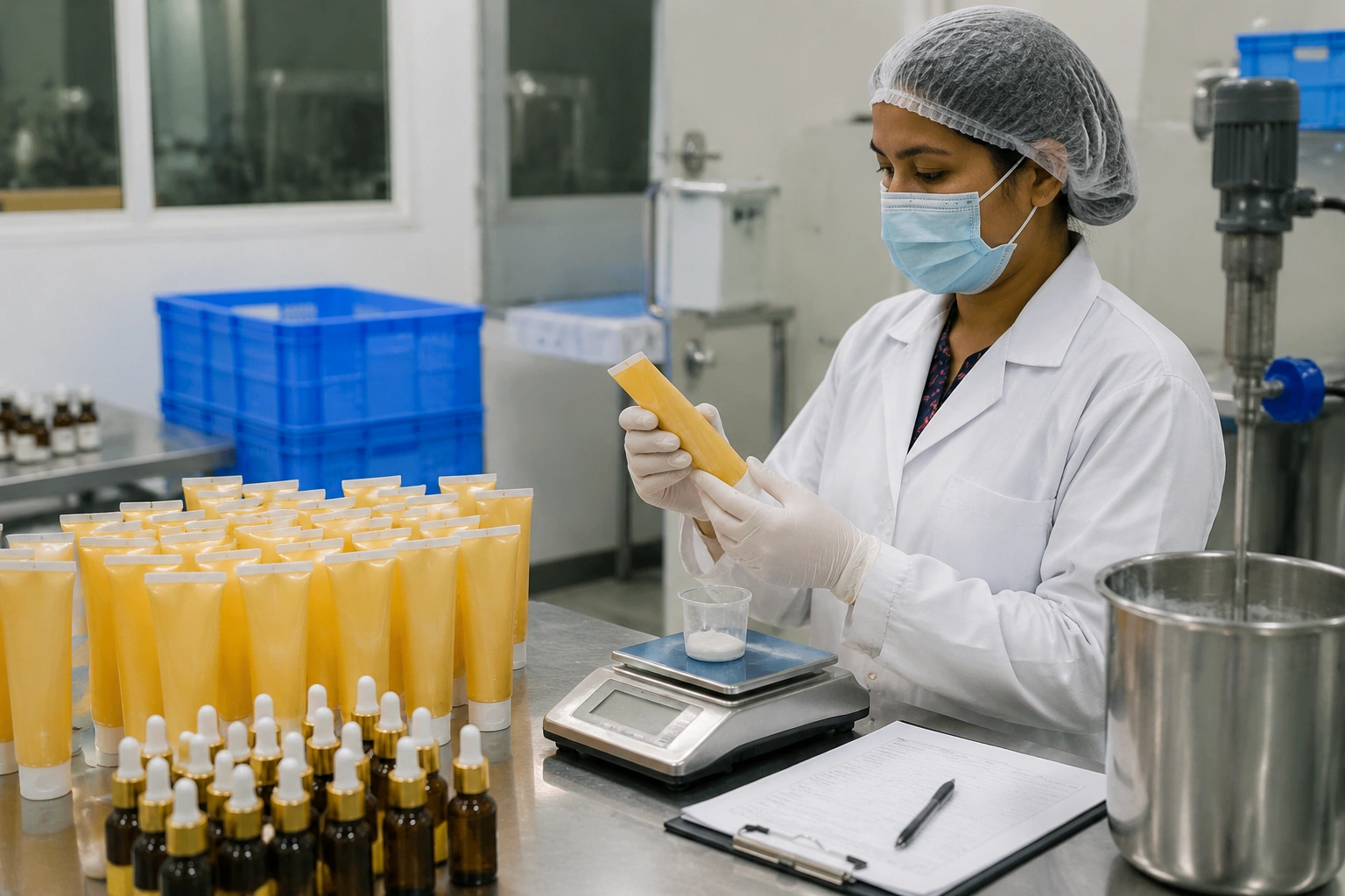 Hair removal product quality control and batch release checks