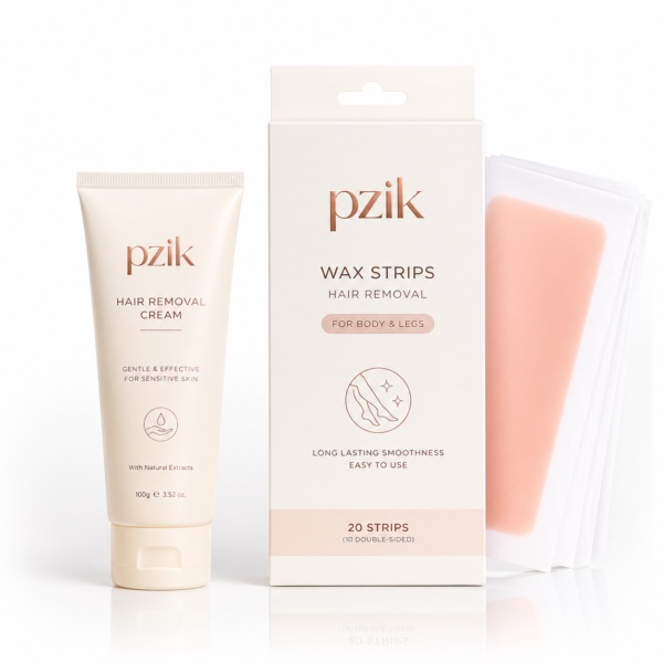 PZIK hair removal products ready for label customization